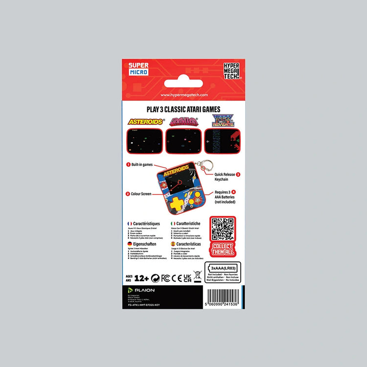 Super Micro – Asteroids Keychain Gamer – Atari® Super Micro – Asteroids Keychain Gamer – Atari®