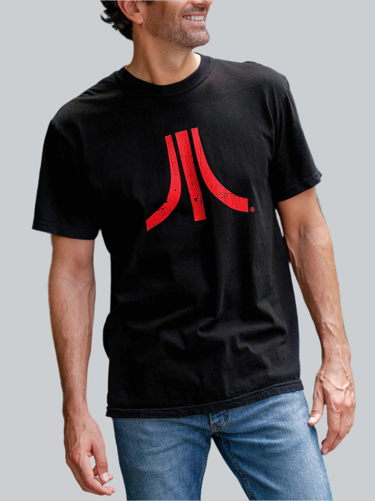 Distressed Fuji Tee (Red Fuji)