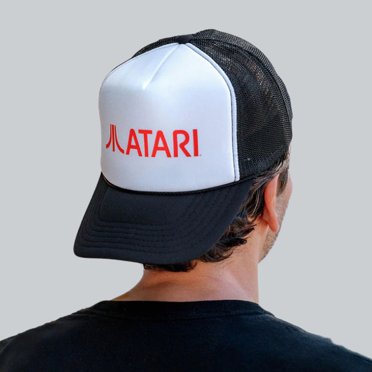 Summer Trucker Hat (Black & Red)
