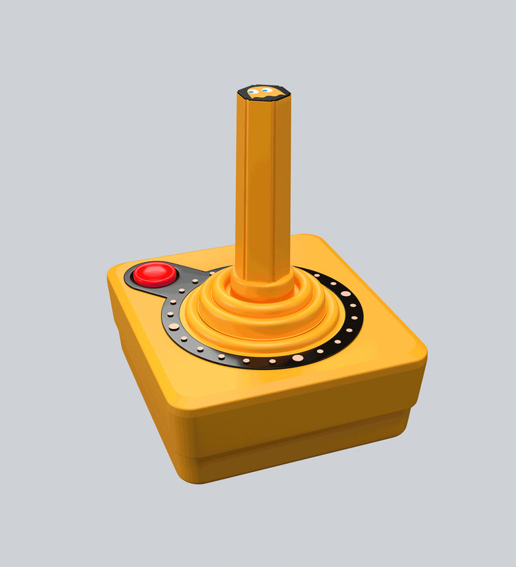 CX40+ Wireless Joystick: Ghost Edition – CLYDE (Orange)