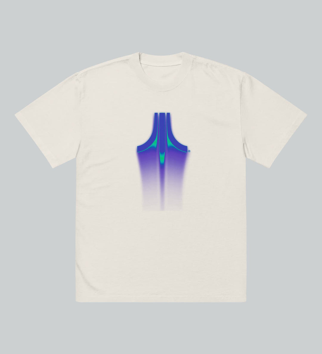 Dayglow Blue Oversized Tee