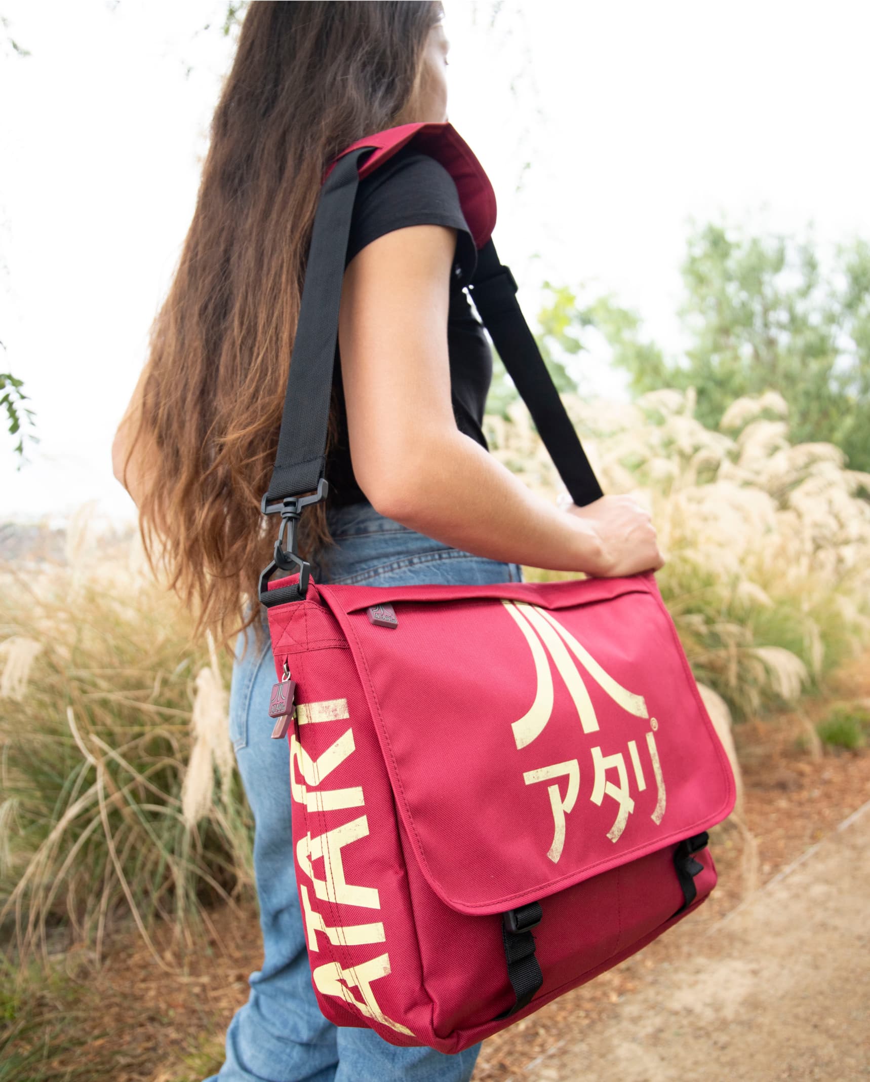 Atari Katakana Messenger Bag - Official Atari Messenger Bags – Atari®