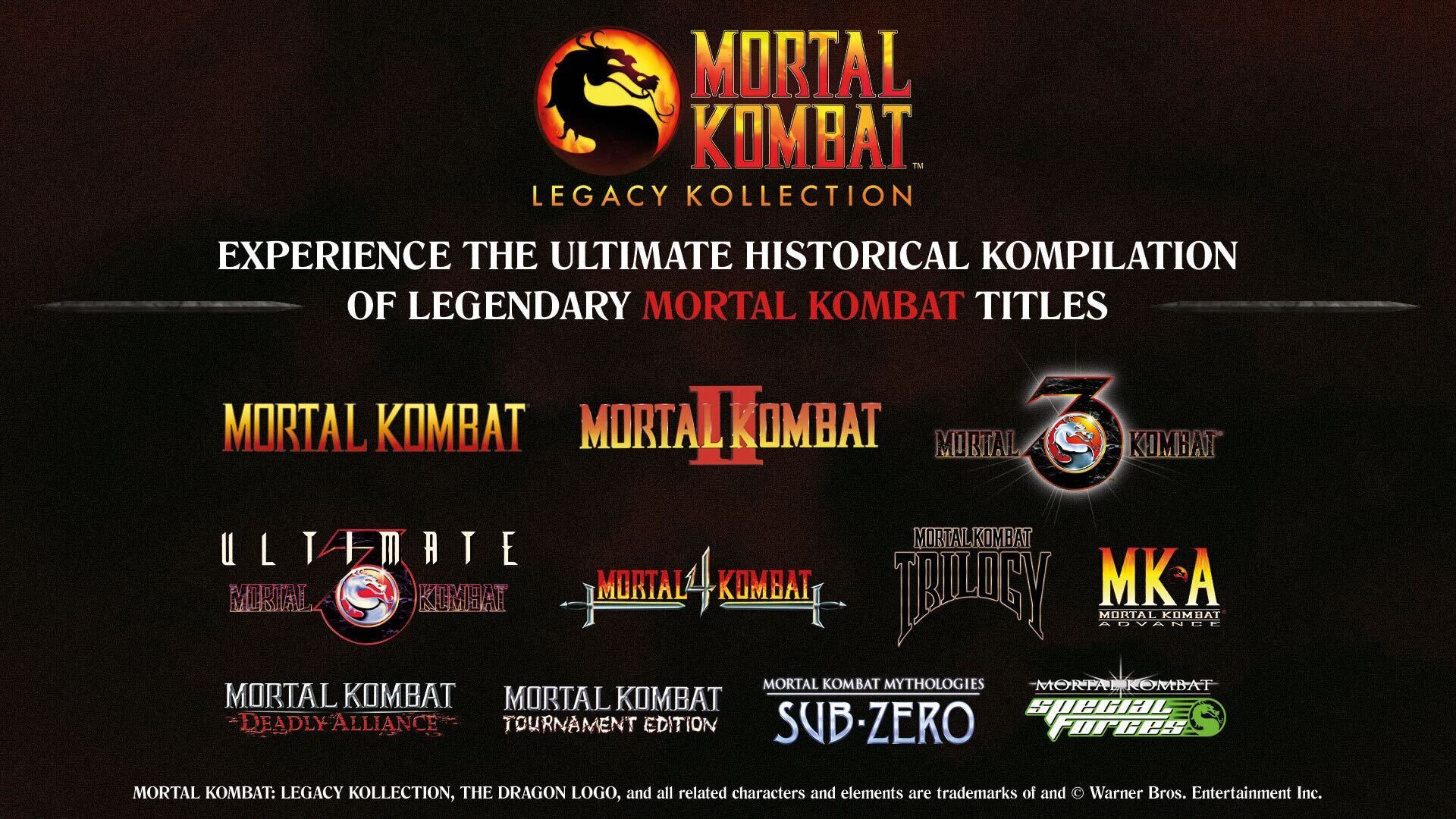 Mortal Kombat: Legacy Kollection – Physical Deluxe Edition (Switch