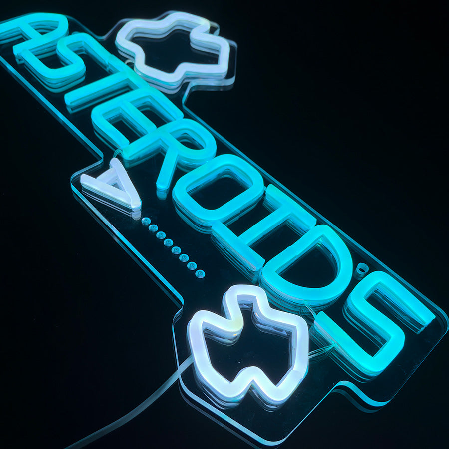 Asteroids Neon LED Sign (16