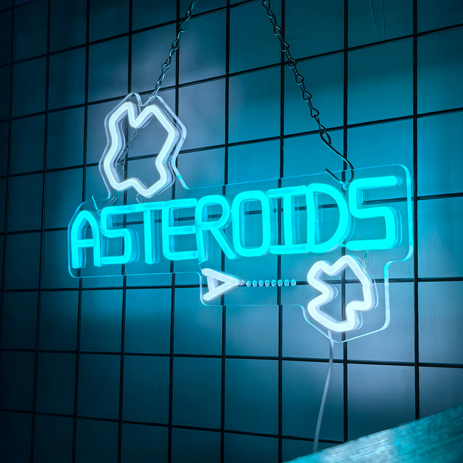 Asteroids Neon LED Sign (16