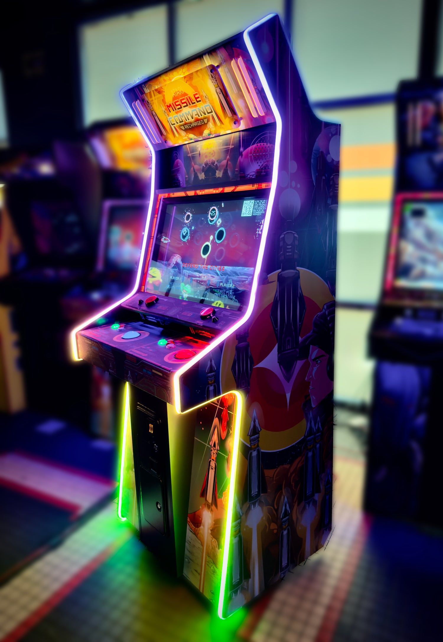 Missile Command Recharged Arcade Cabinet – Atari®