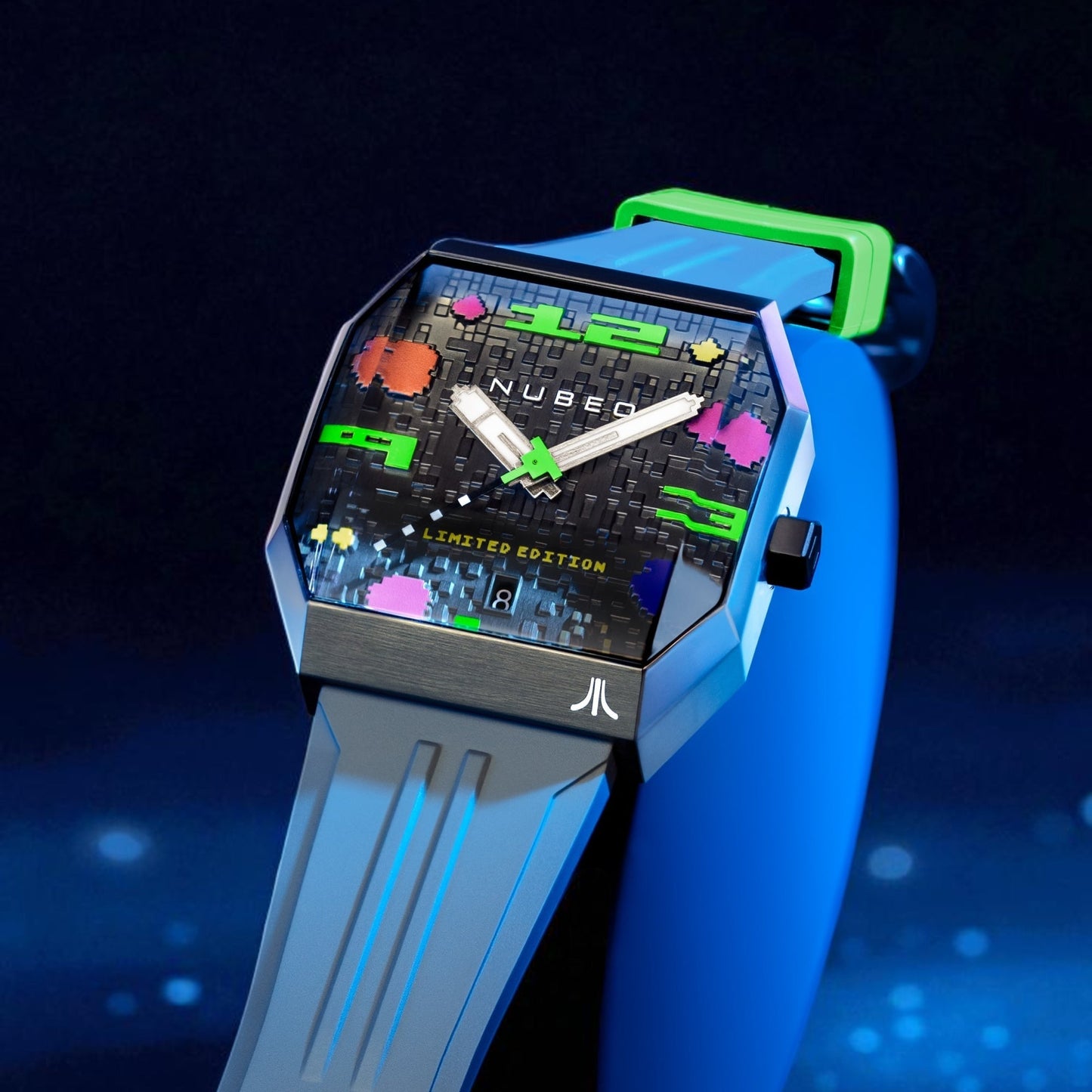 NUBEO x Atari Asteroids 2600 Automatic Timepiece - Cosmic Void