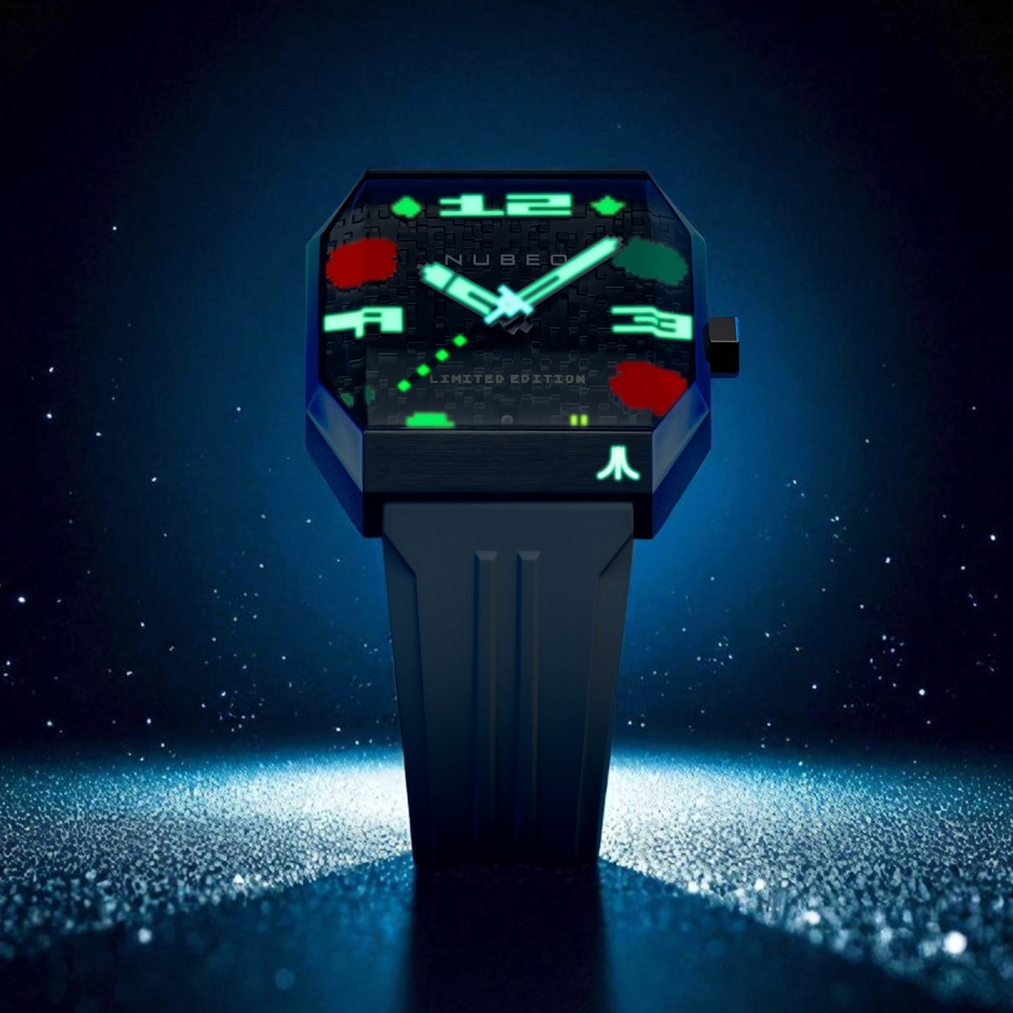 NUBEO x Atari Asteroids 2600 Automatic Timepiece - Cosmic Void
