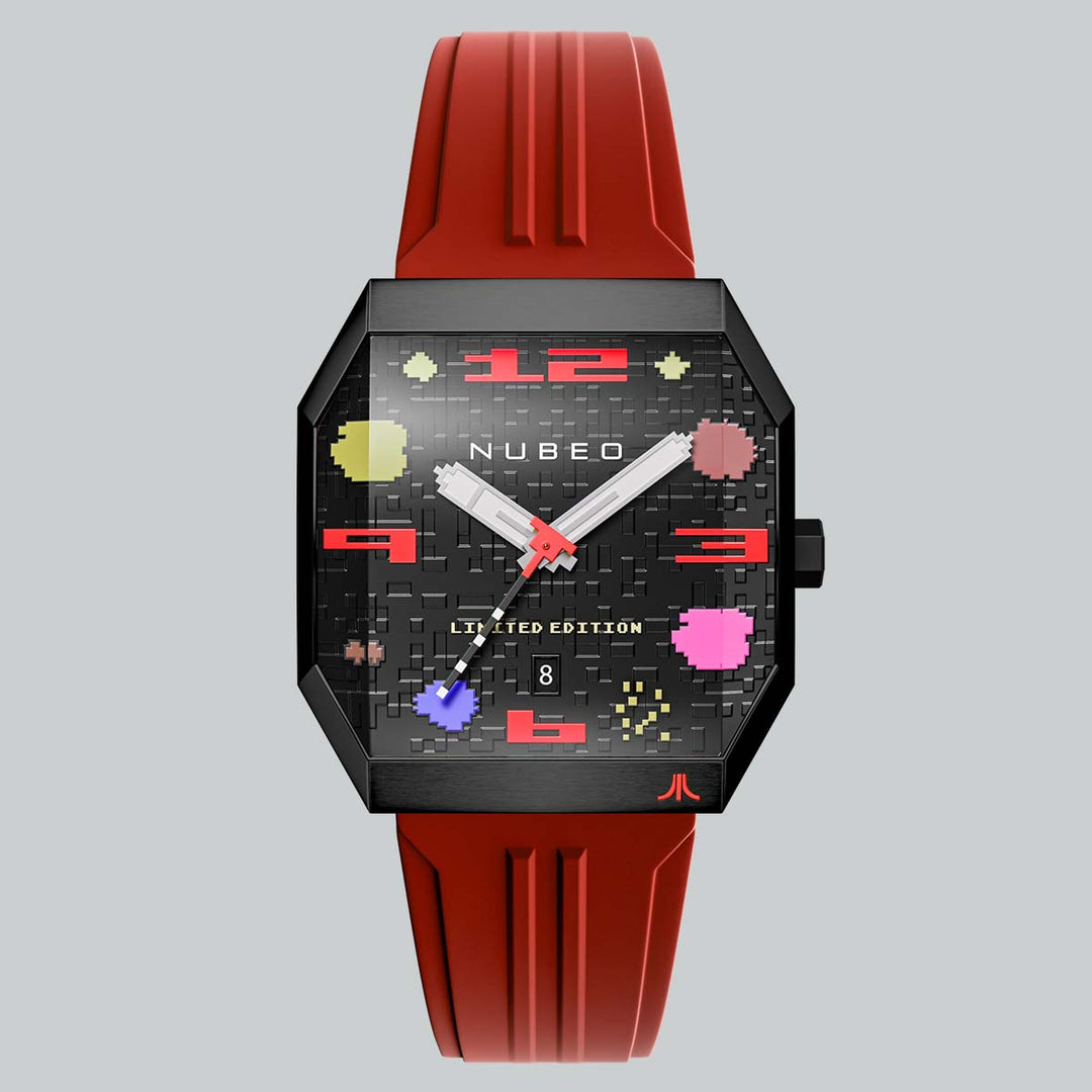 NUBEO x Atari Asteroids 2600 Automatic Timepiece - Fireball Fury