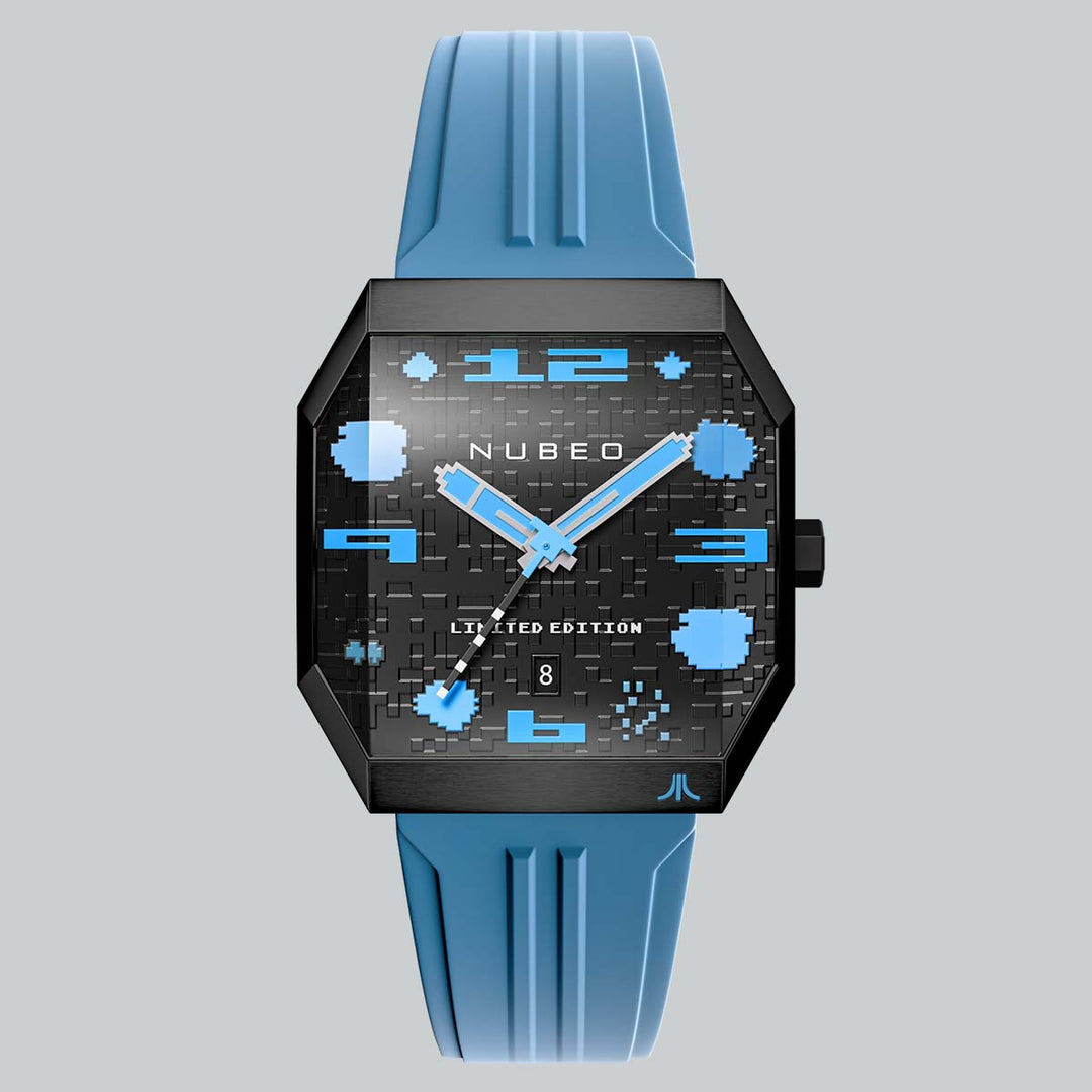 NUBEO x Atari Asteroids 2600 Automatic Timepiece - Nebula Night