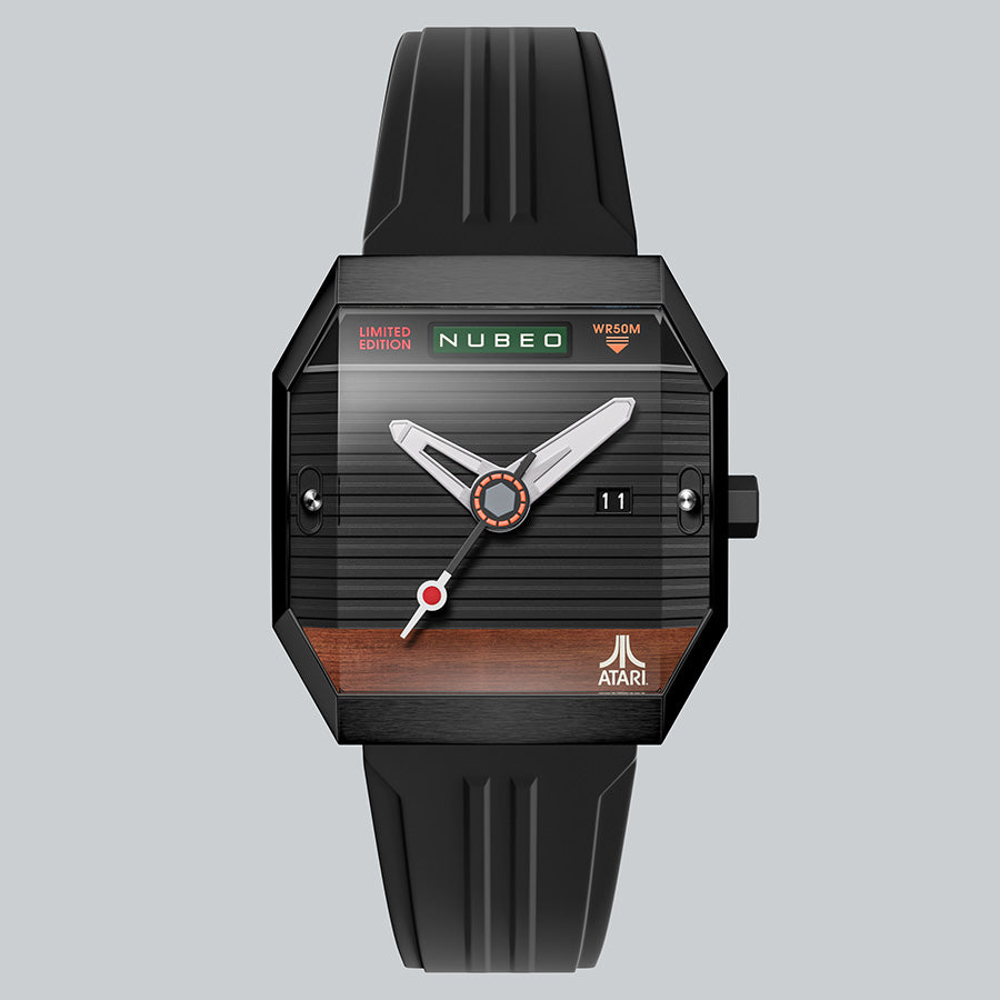 NUBEO x Atari Watch - Console Automatic Atari 2600 - Joystick Shadow