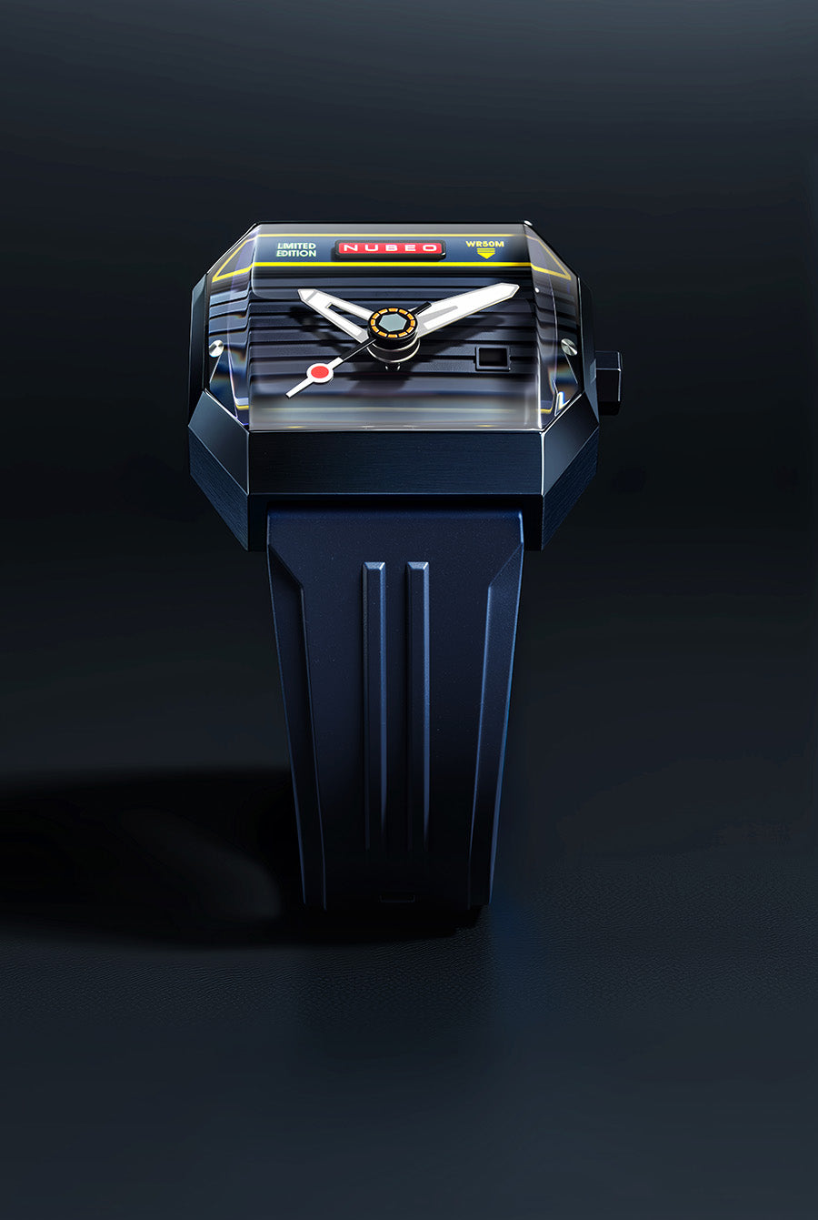 NUBEO x Atari Watch - Console Automatic Atari 2600 - Binary Blue