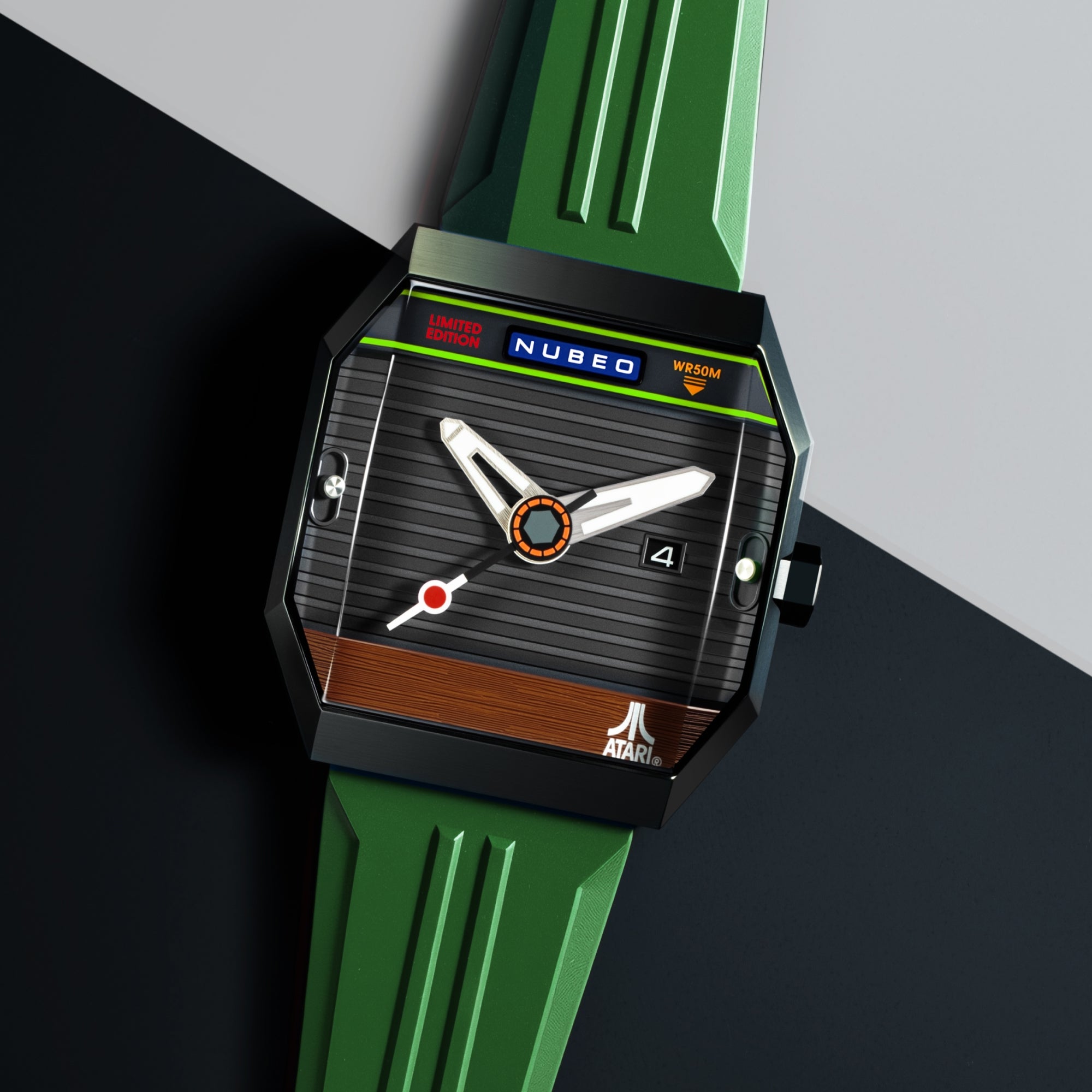 NUBEO x Atari Watch - Console Automatic Atari 2600 - Arcade Forest
