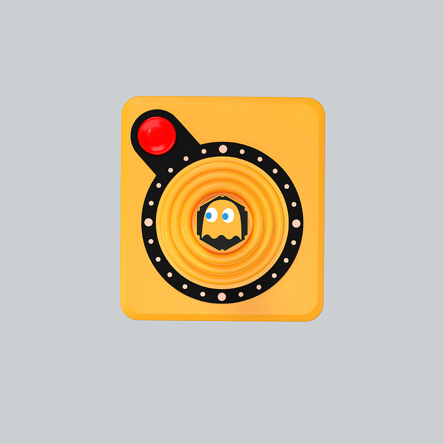 CX40+ Wireless Joystick: Ghost Edition – CLYDE (Orange) – Atari®