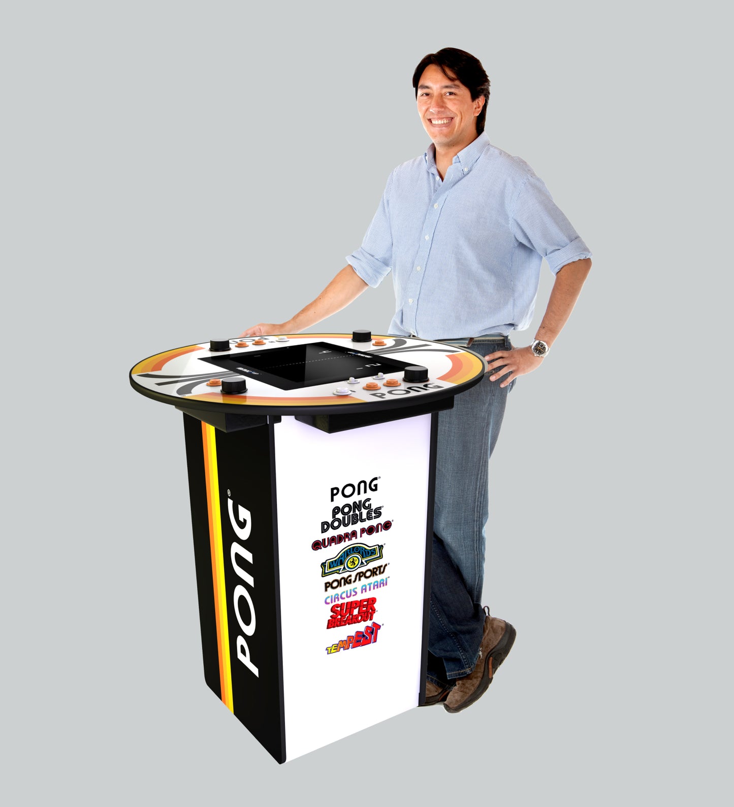 Arcade1Up Pong® 4-Player Pub Arcade Machine