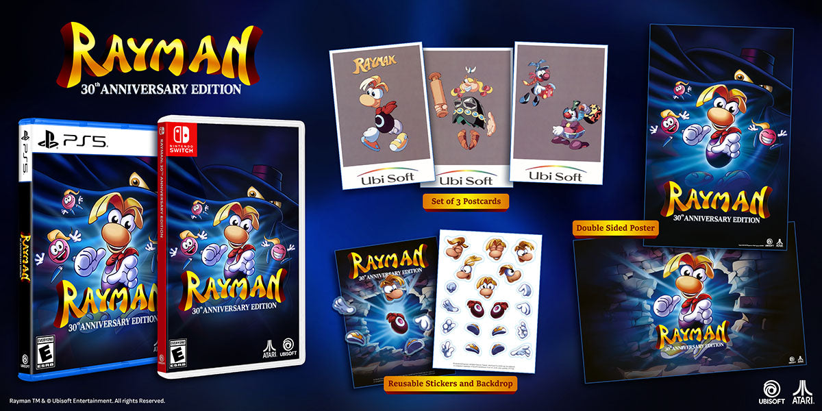Rayman: 30th Anniversary Edition collectibles