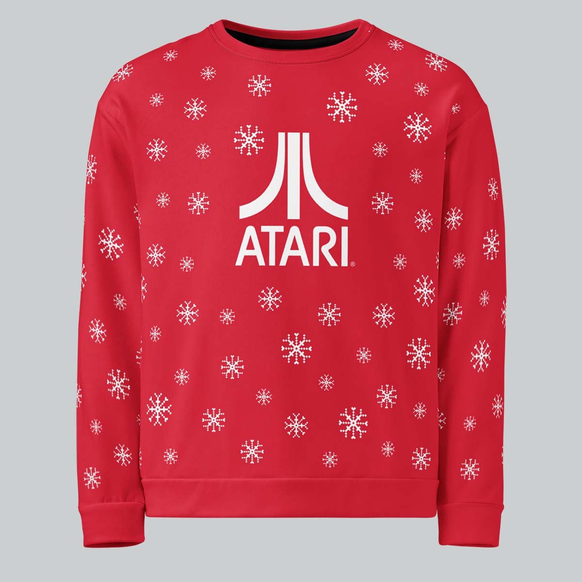 Festive Fuji Sweatshirt in Snowflake Red