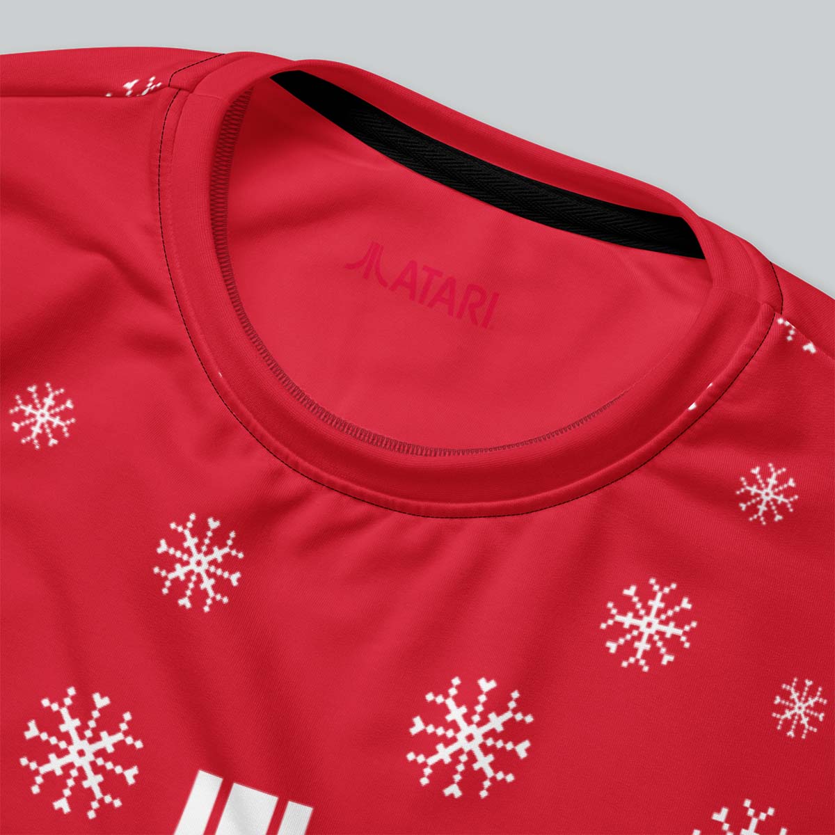 Festive Fuji Sweatshirt in Snowflake Red