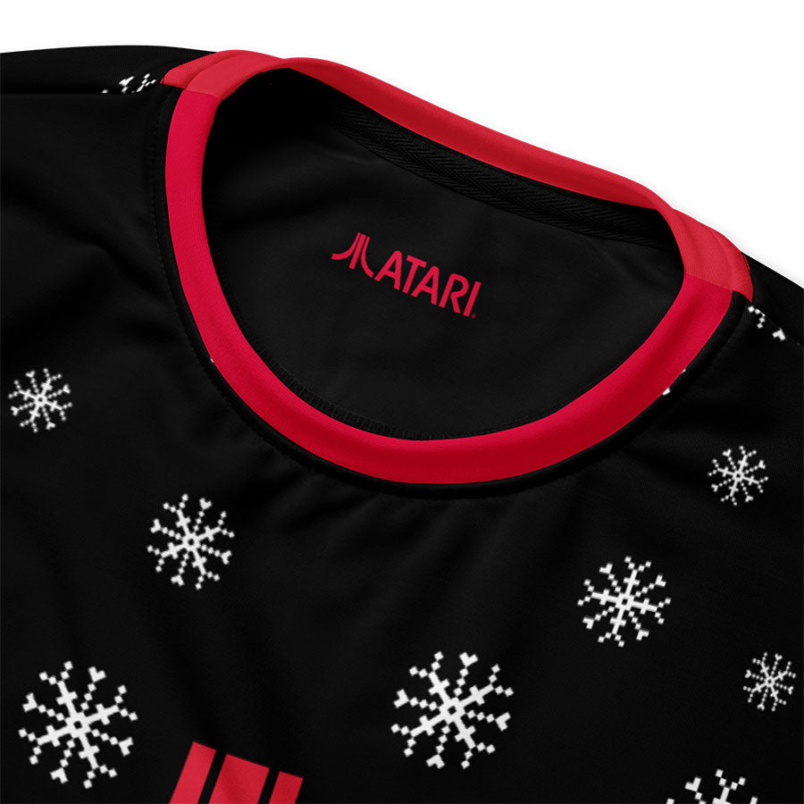 Festive Fuji Sweatshirt in Snowflake Black