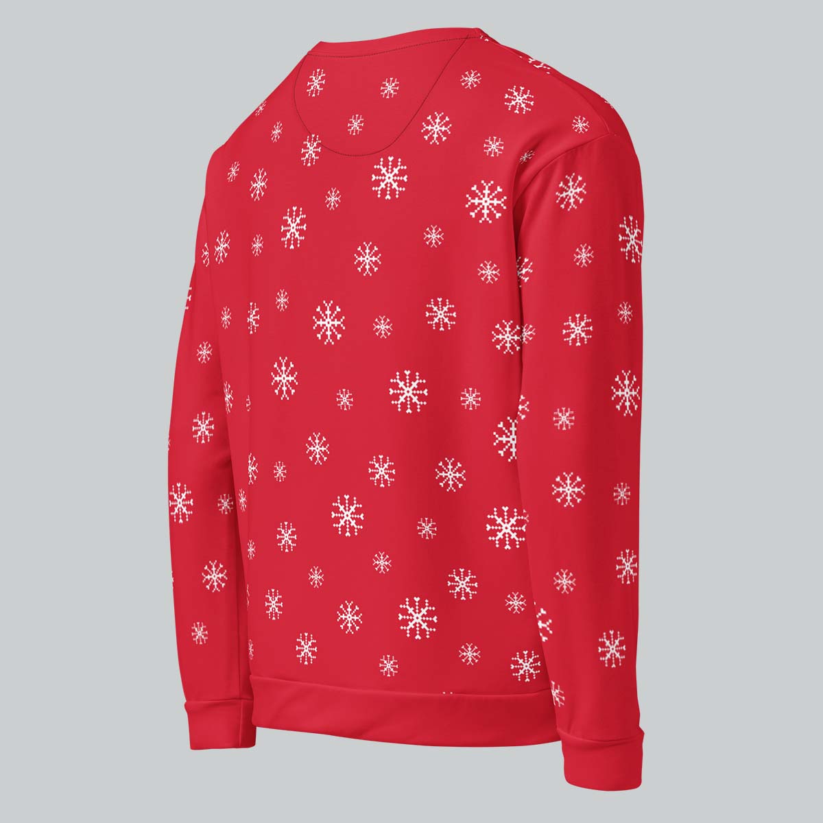 Festive Fuji Sweatshirt in Snowflake Red