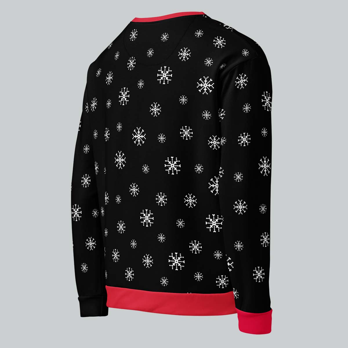 Festive Fuji Sweatshirt in Snowflake Black