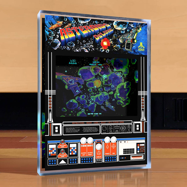 Asteroids Deluxe Arcade Desktop Art