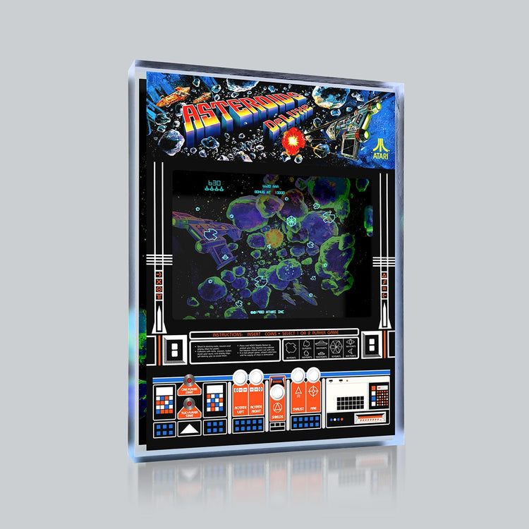 Asteroids Deluxe Arcade Desktop Art