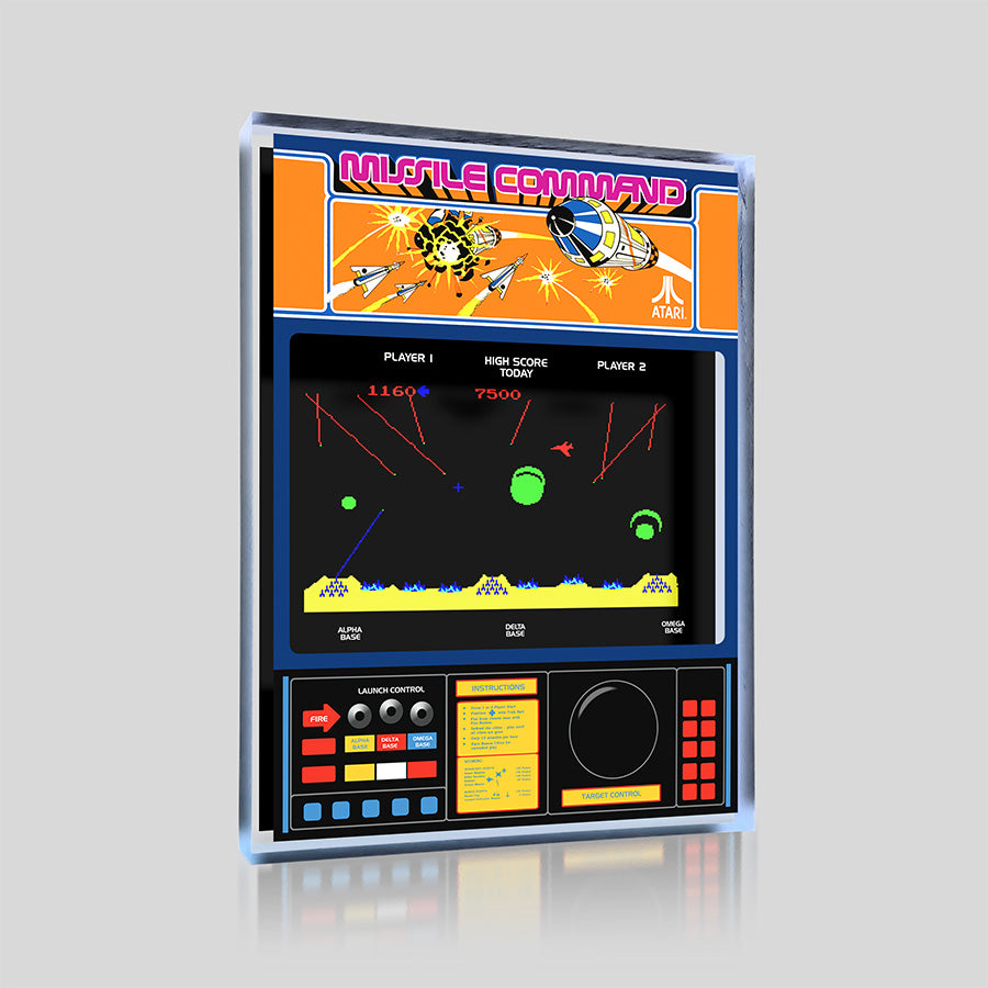 Missile Command Arcade Desktop Art