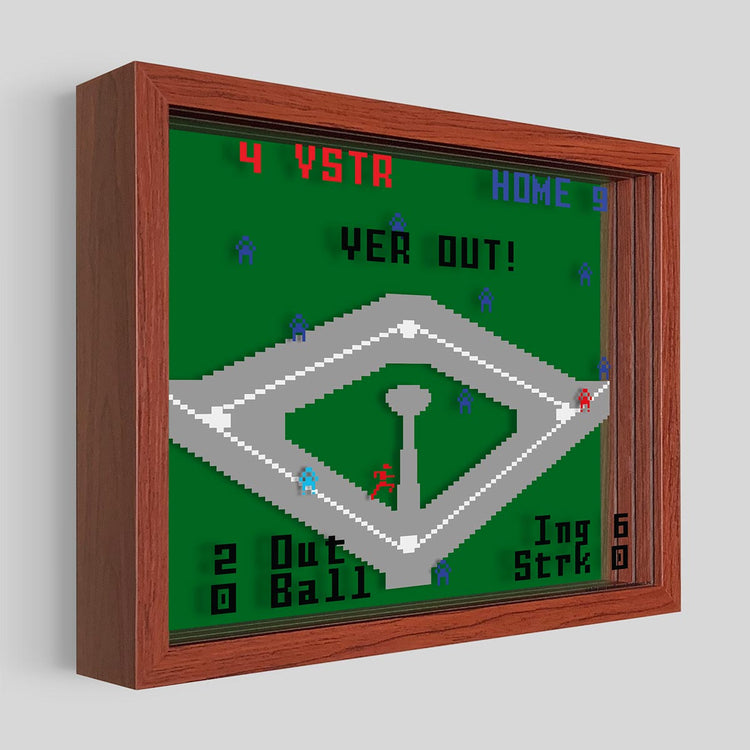 Baseball Shadowbox Art