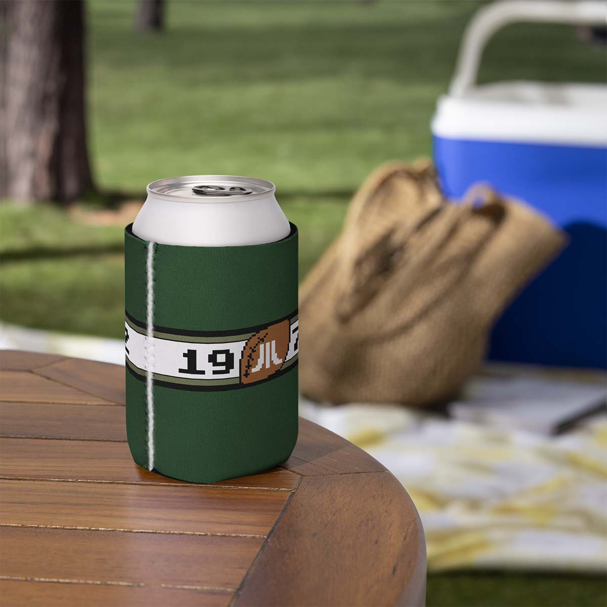 Football Can Koozie