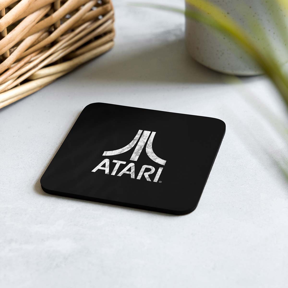 Atari Distressed Logo Coasters (4-Pack)