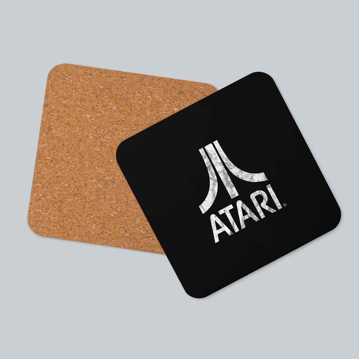 Atari Distressed Logo Coasters (4-Pack)