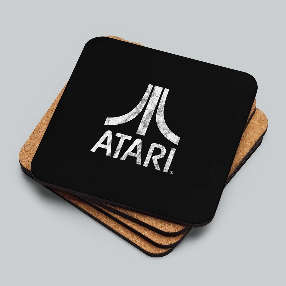 Atari Distressed Logo Coasters (4-Pack)