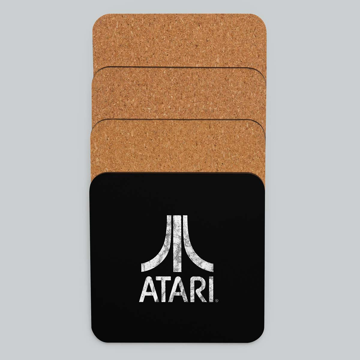 Atari Distressed Logo Coasters (4-Pack)