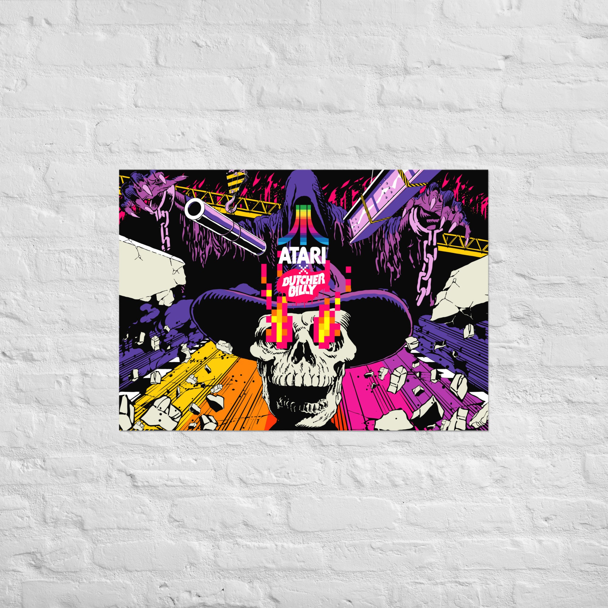 【額縁付き】A2 ポスター Bad Mother Butcher Billy aps,504x498,large,transparent-