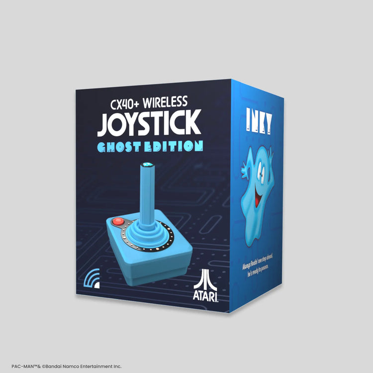 CX40+ Wireless Joystick: Ghost Edition – INKY (Blue) – Atari®