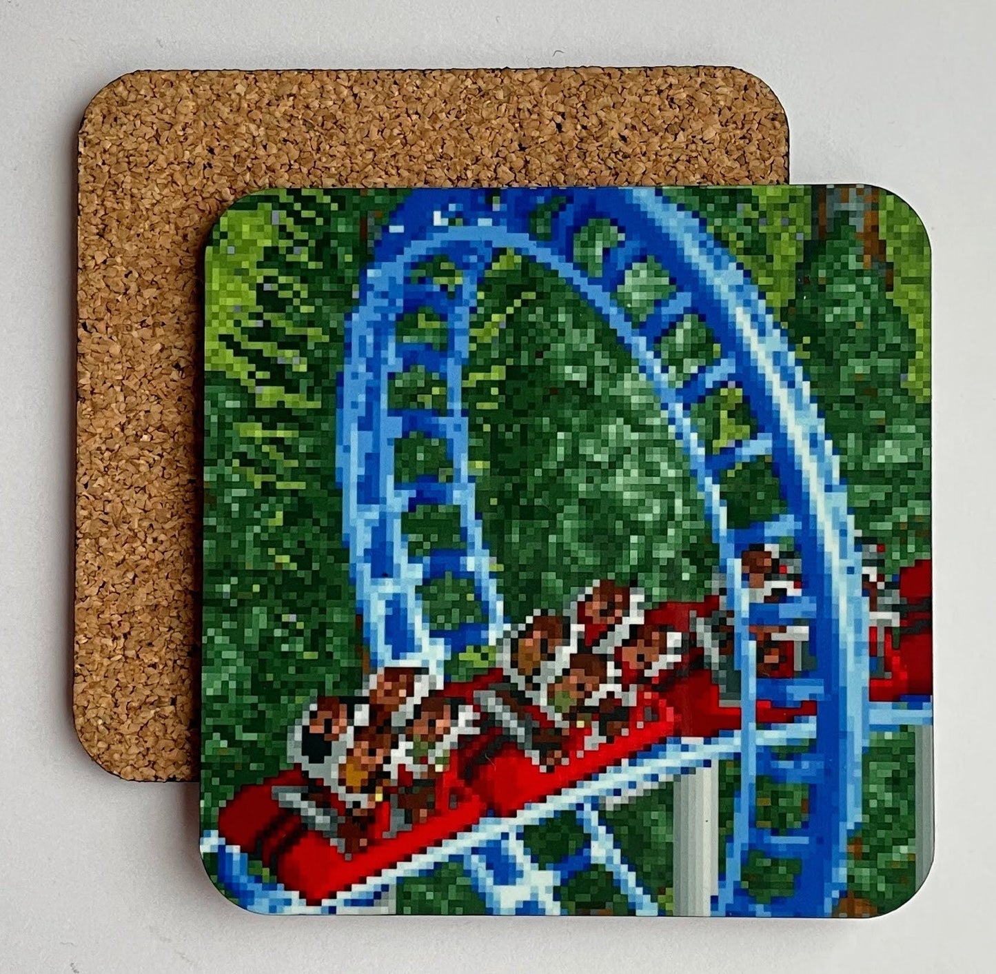 Roller Coaster Coasters - Colorful