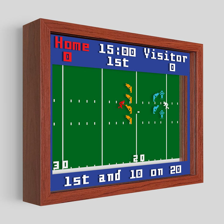 Football Shadowbox Art