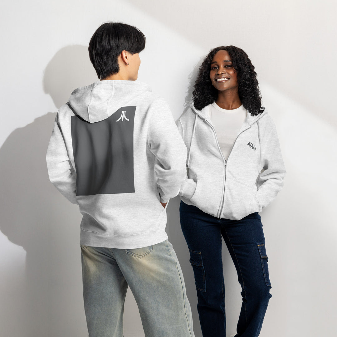 Gray Fuji Block Zip Hoodie – Atari®