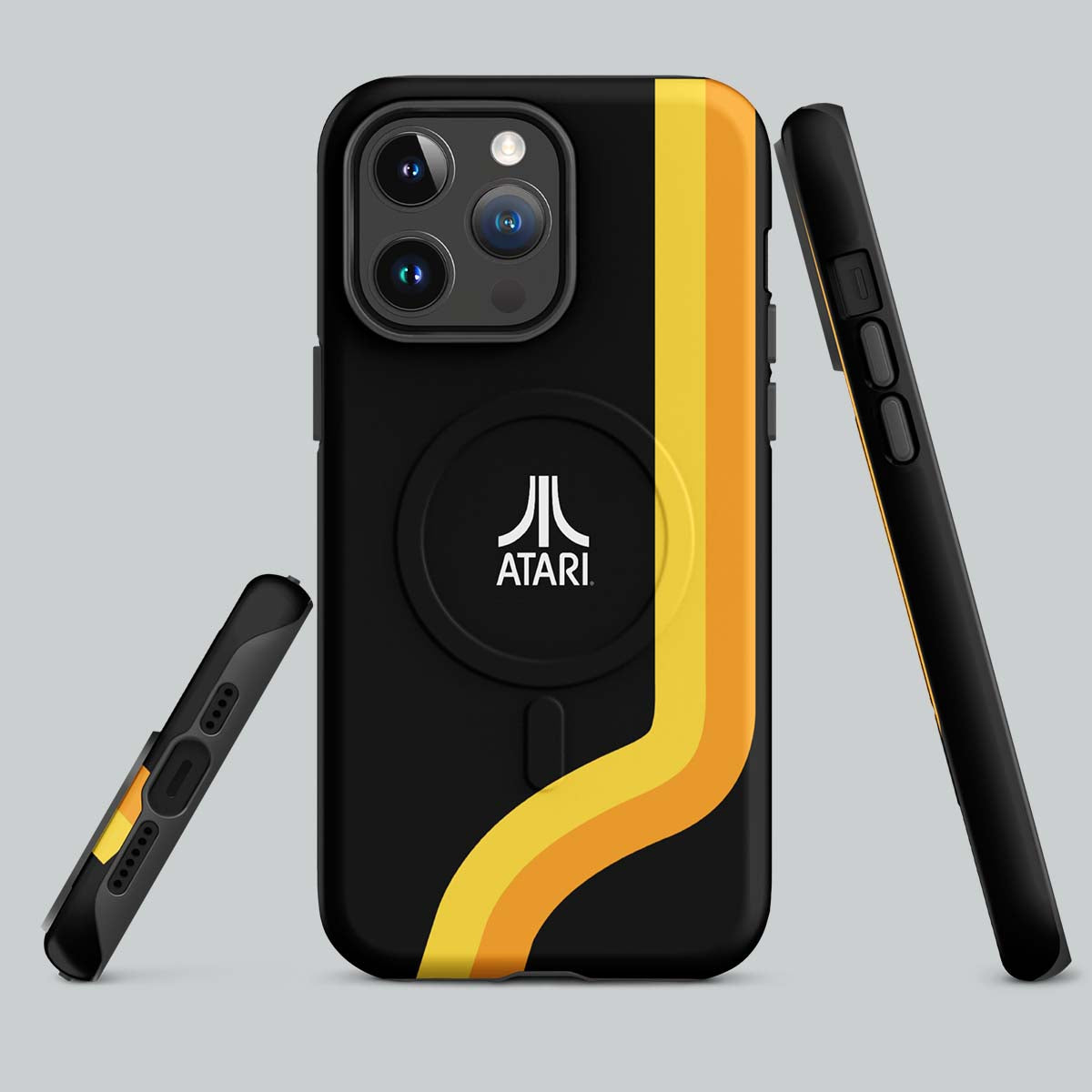 Retro Black iPhone Case