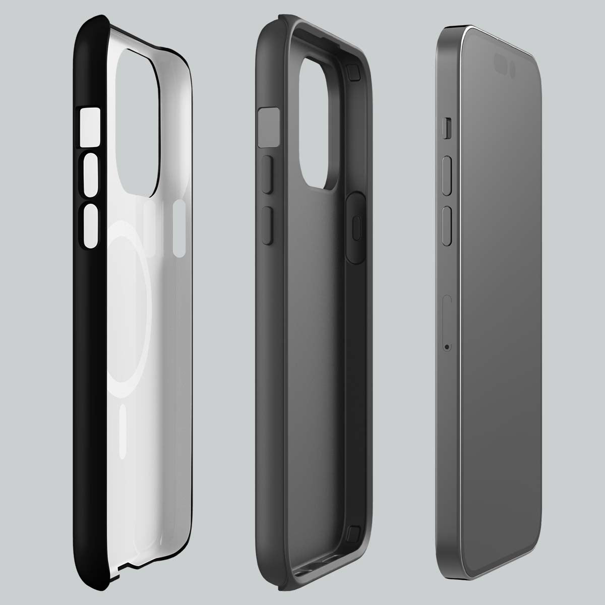 Retro Black iPhone Case