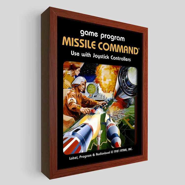 Missile Command 2600 Shadowbox Art