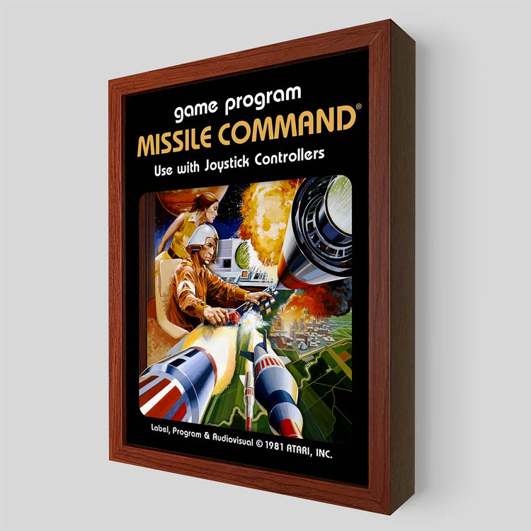 Missile Command 2600 Shadowbox Art