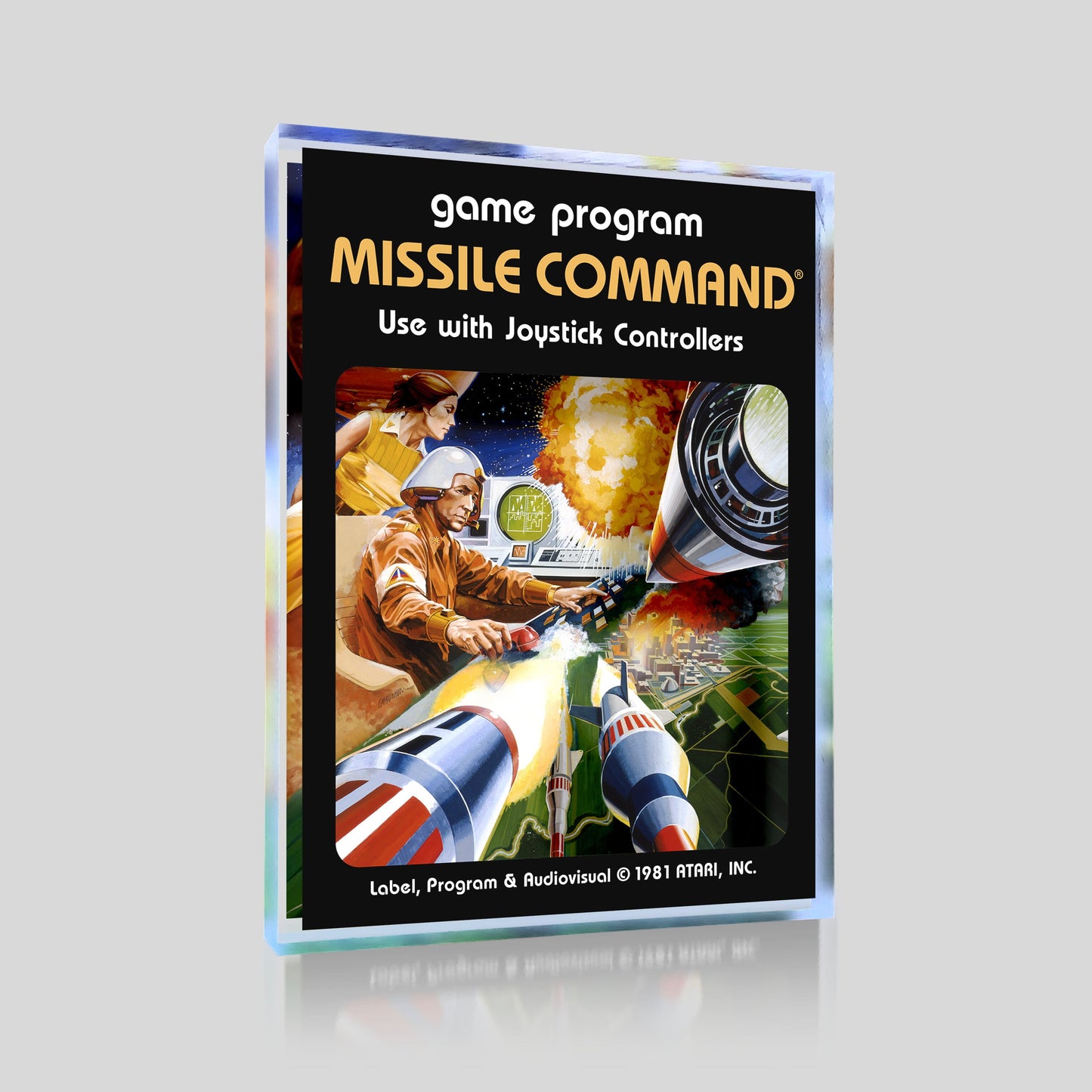 Missile Command 2600 Desktop Art
