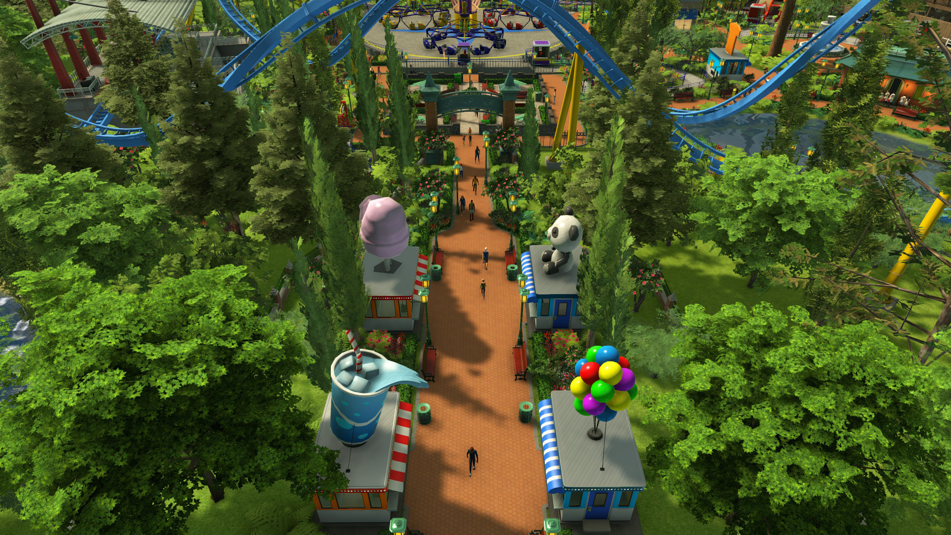 Rollercoaster Tycoon World video showcases DIY theme park creation