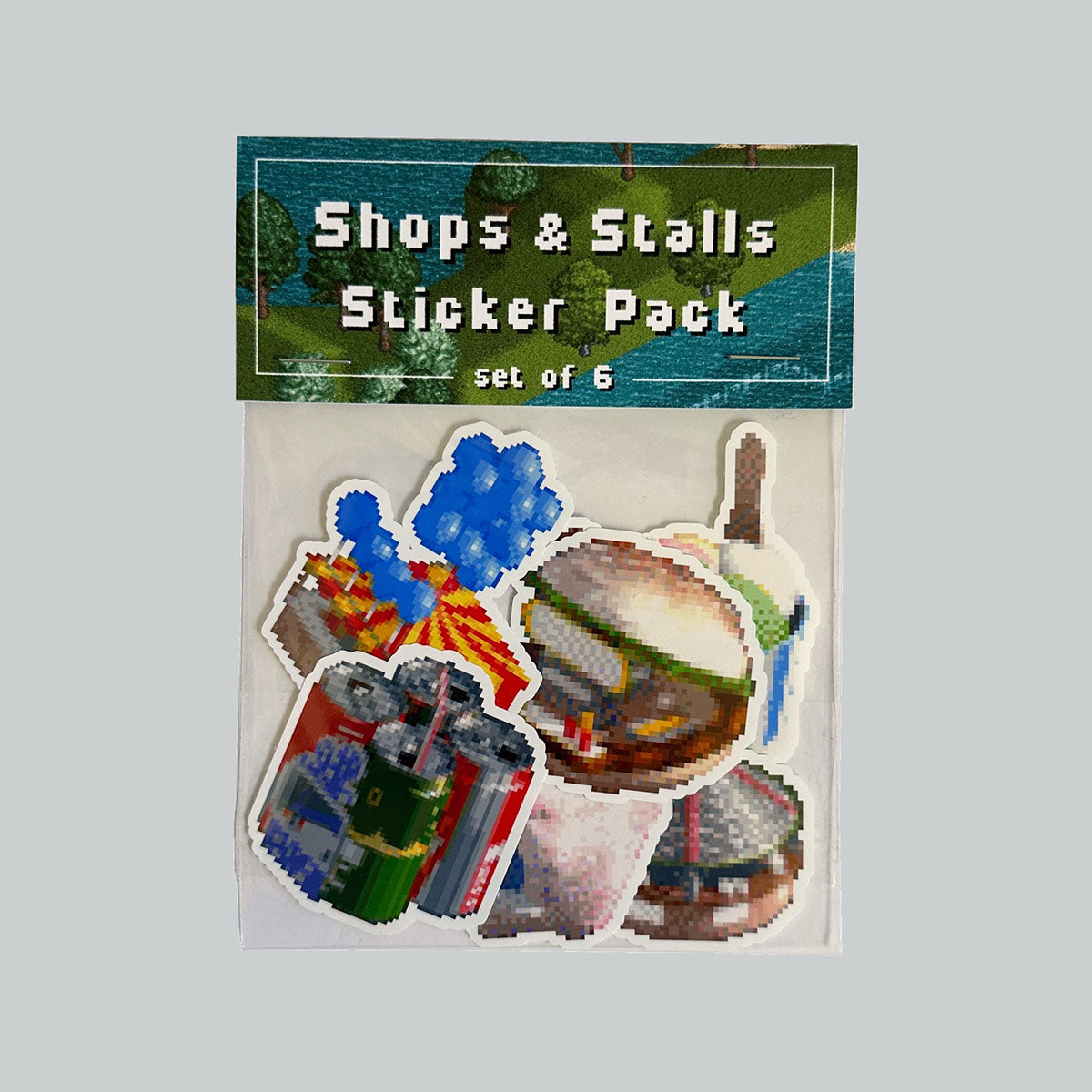 Shops and Stalls Stickers