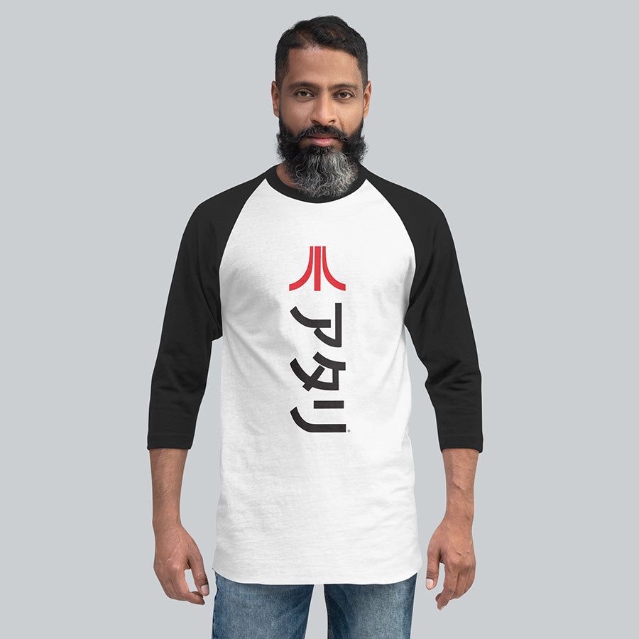 Katakana 3/4 Sleeve Raglan Tee
