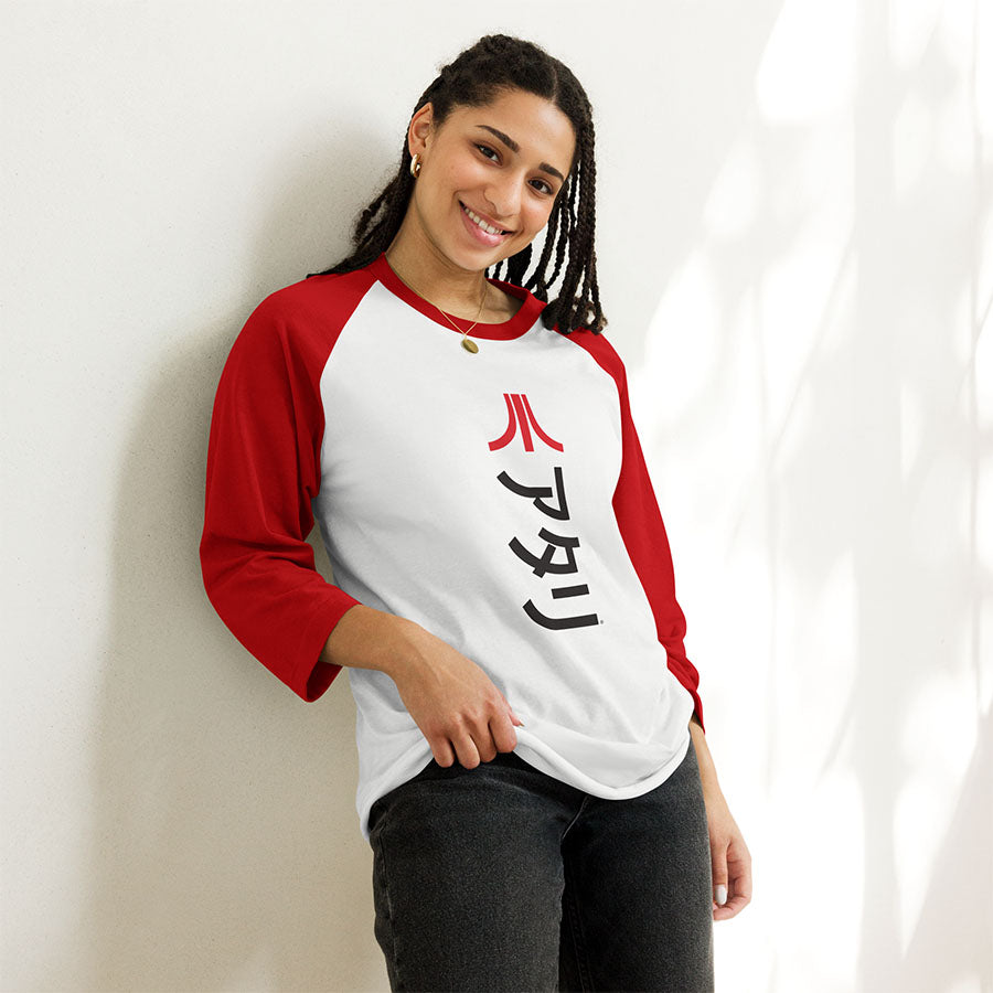Katakana 3/4 Sleeve Raglan Tee