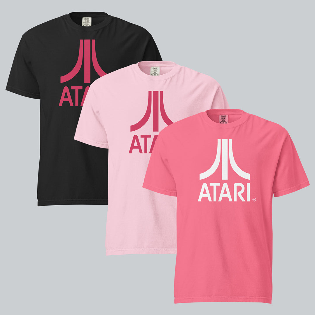 Atari Pink Logo Tee