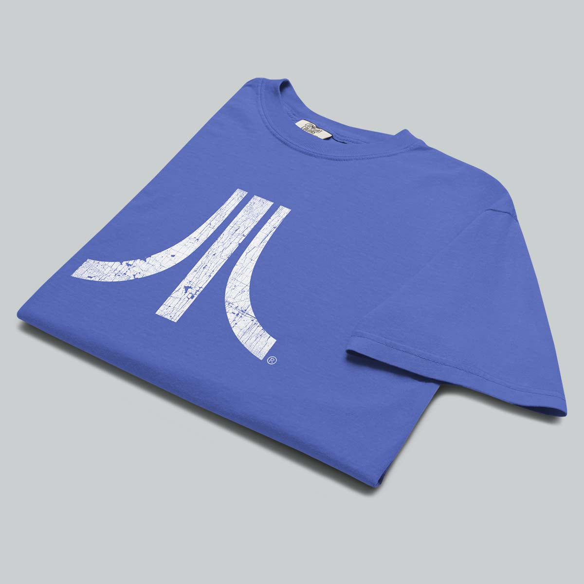 Spring Blue Distressed Fuji Tee